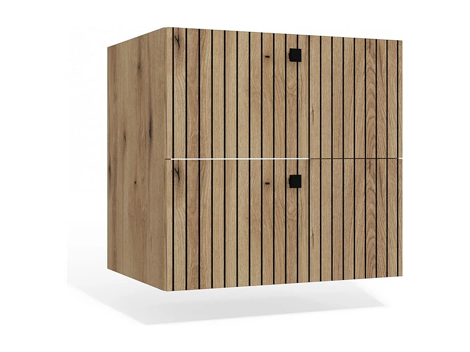Badkamerkast, Evoke eiken, 60 x 57 x 45 cm