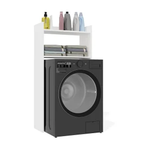 Badkamerkast, wit, 64 x 126 x 30 cm Badkamerkast, wit, 64 x 126 x 30 cm