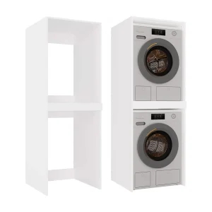 Badkamerkast, wit, 64 x 180 x 64 cm Badkamerkast, wit, 64 x 180 x 64 cm