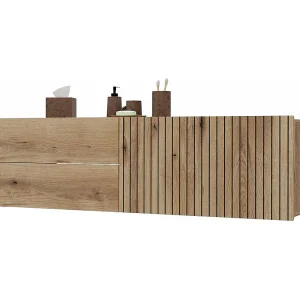 Badkamerkast, Evoke eiken, 140 x 37,5 x 53 cm