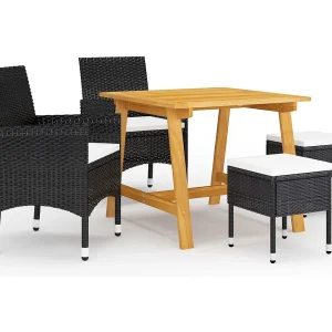5-delige Tuinset zwart 5-delige Tuinset zwart