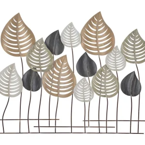 3D decoratief paneel in veelkleurig metaal, 103,5x5x84 cm 3D decoratief paneel in veelkleurig metaal, 103,5x5x84 cm