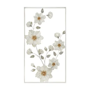 3D decoratief paneel in grijs metaal 50×5,5×90,5 cm 3D decoratief paneel in grijs metaal 50×5,5×90,5 cm