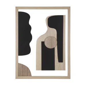 3D abstract bruin houten decoratief paneel, 60x2x80 cm 3D abstract bruin houten decoratief paneel, 60x2x80 cm