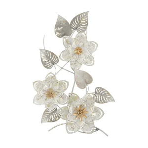 3D decoratief paneel in veelkleurig metaal, 39×5,5×67,5 cm 3D decoratief paneel in veelkleurig metaal, 39×5,5×67,5 cm