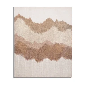 Abstract veelkleurig canvas schilderij 80×3,7×100 cm