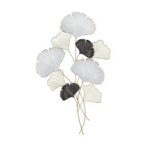 3D decoratief paneel in veelkleurig metaal, 66x4x109 cm 3D decoratief paneel in veelkleurig metaal, 66x4x109 cm