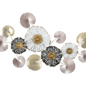 3D decoratief paneel in veelkleurig metaal, 106x6x60,5 cm 3D decoratief paneel in veelkleurig metaal, 106x6x60,5 cm