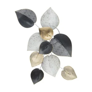 3D decoratief paneel in veelkleurig metaal, 62,5×5,5×40 cm 3D decoratief paneel in veelkleurig metaal, 62,5×5,5×40 cm