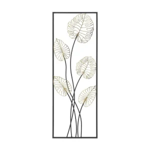 3D decoratief paneel in veelkleurig metaal 31×2,5×90 cm 3D decoratief paneel in veelkleurig metaal 31×2,5×90 cm