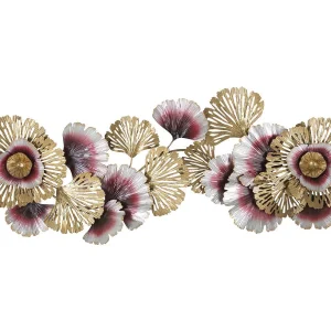 3D decoratief paneel in veelkleurig metaal 130×5,5×54 cm 3D decoratief paneel in veelkleurig metaal 130×5,5×54 cm