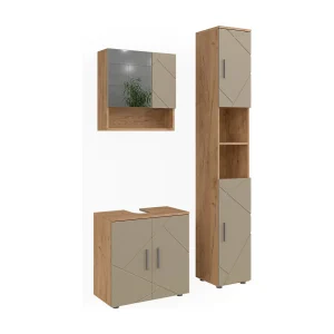 Badkamermeubelset beige 60x30x59 irma