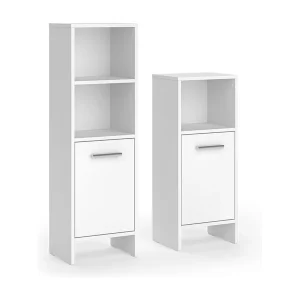 Badkamermeubelset wit 33.8×26.3×108.2 karli Badkamermeubelset wit 33.8×26.3×108.2 karli