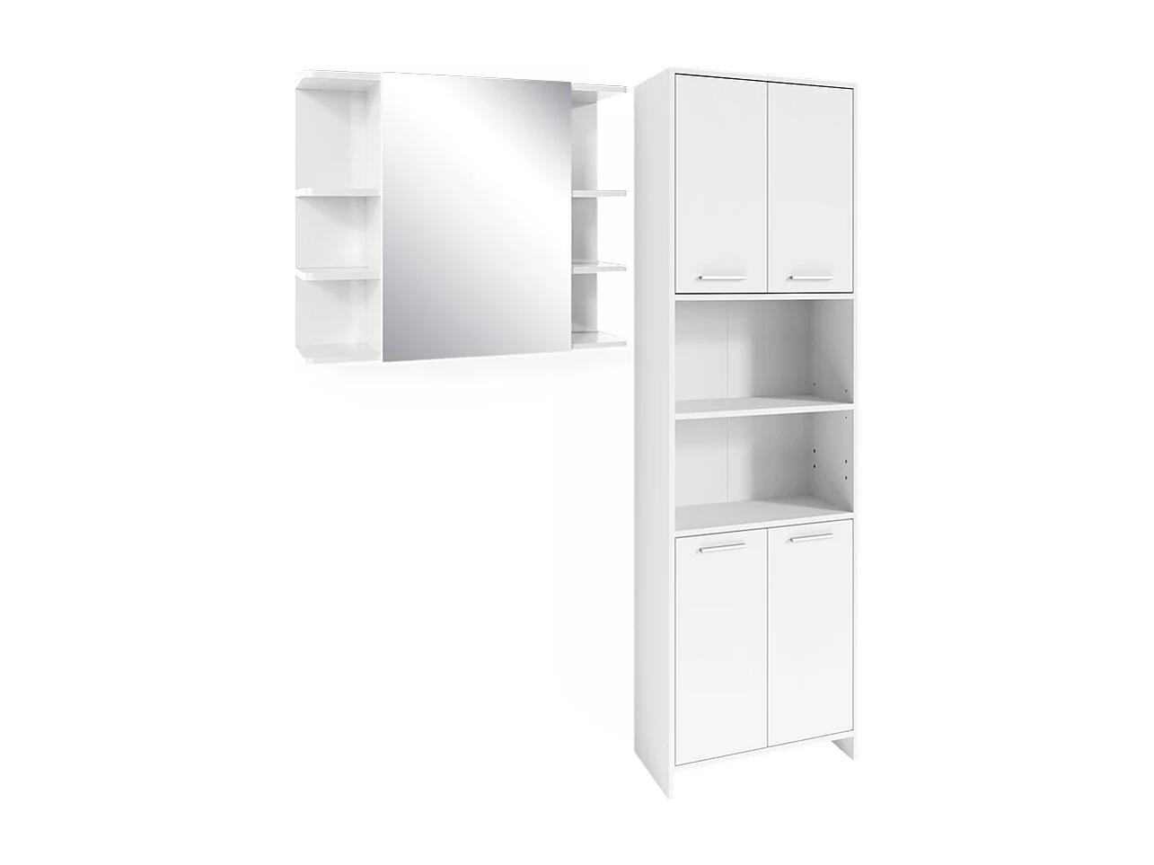 Badmöbel-Set weiß 60x33x60 maris