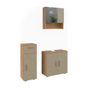 Badkamermeubelset beige 60x30x59 irma