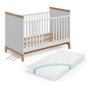 Babybed wit/kunstnijverheid 144.1×79.7×98.4 malia Babybed wit/kunstnijverheid 144.1×79.7×98.4 malia