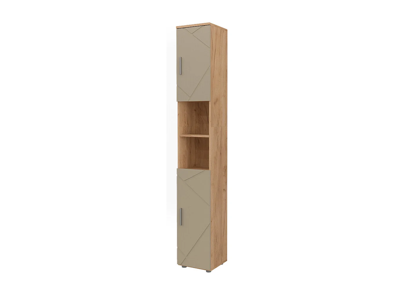 Badkamerkast krachtige eik goud 30x30x192 irma