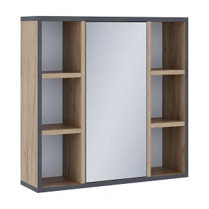 Badspiegelschrank goldkraft eiche 60×16.8×59.2 stephan Badspiegelschrank goldkraft eiche 60×16.8×59.2 stephan