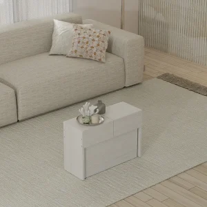 Bank/zitplaats uitschuifbaar tot 3 meter met geïntegreerd verlengvak 65 x 25 x 45 cm