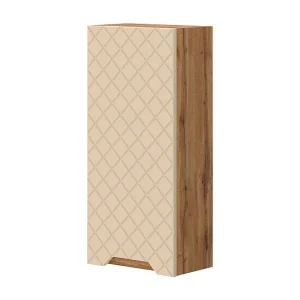 Badschrank eiche/kaschmir mit kachelstruktur 20x33x72.6 lotta Badschrank eiche/kaschmir mit kachelstruktur 20x33x72.6 lotta