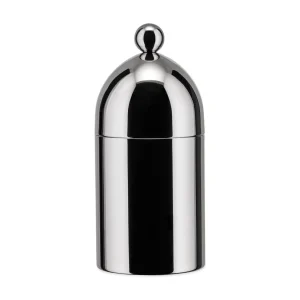 90024, Suikerpot van verchroomd staal, Alessi 90024, Suikerpot van verchroomd staal, Alessi