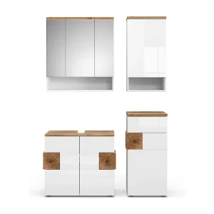 Badkamermeubelset wit 73x37x64 eden Badkamermeubelset wit 73x37x64 eden