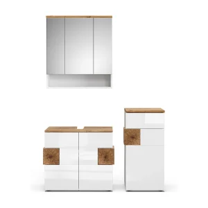 Badkamermeubelset wit 73x37x64 eden Badkamermeubelset wit 73x37x64 eden