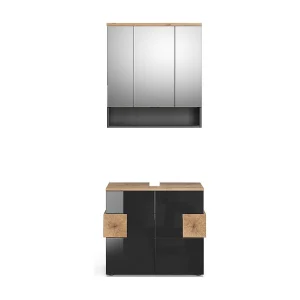 Badkamermeubel set antraciet 73x37x64 eden Badkamermeubel set antraciet 73x37x64 eden