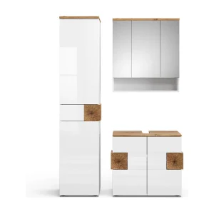 Badkamermeubelset wit 73x37x64 eden Badkamermeubelset wit 73x37x64 eden