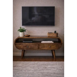 Artisan Furniture Middelste module met 2 laden en afgeronde randen