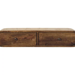 Artisan Furniture Afgeronde wandconsole met 2 laden Artisan Furniture Afgeronde wandconsole met 2 laden