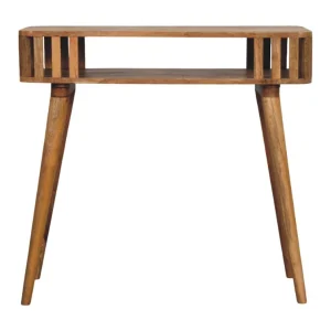 Artisan Furniture Console met eikenhouten latten Artisan Furniture Console met eikenhouten latten