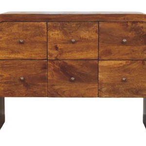 Artisan Furniture Darcy Commode met 3 lades in kastanjeafwerking
