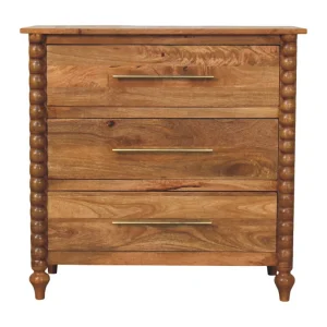 Artisan Furniture Spindle Commode met 3 lades Artisan Furniture Spindle Commode met 3 lades