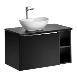 Badkamerset VANTA: onderkast 80cm + blad voor wastafel + opzetwastafel Badkamerset VANTA: onderkast 80cm + blad voor wastafel + opzetwastafel