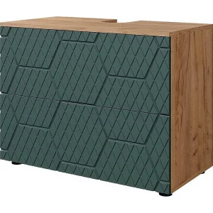Badmeubel groen 80x41x58.6 irma