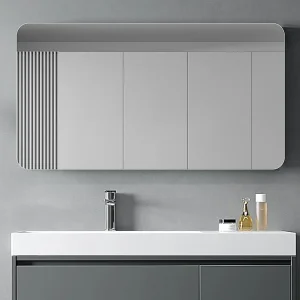 Badkamerspiegel van 70×90 cm in verzilverd glas – Zonder frame Badkamerspiegel van 70×90 cm in verzilverd glas – Zonder frame