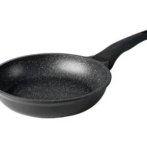 Anti-aanbakpan Lacor Eco Piedra 20 cm, aluminiumgietwerk, steenlaag, geschikt voor alle warmtebronnen inclusief inductie, soft touch handgreep