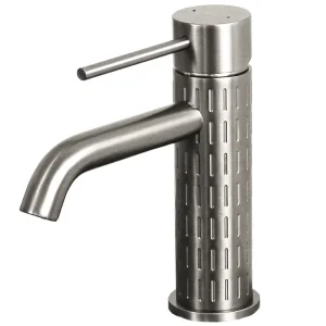 Architek lage wastafelmengkraan van geborsteld roestvrij staal – Essebagno Architek lage wastafelmengkraan van geborsteld roestvrij staal – Essebagno