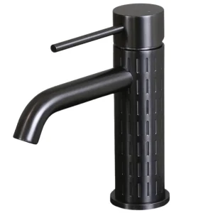 Architek lage grijze wastafelmengkraan gun metal – Essebagno Architek lage grijze wastafelmengkraan gun metal – Essebagno