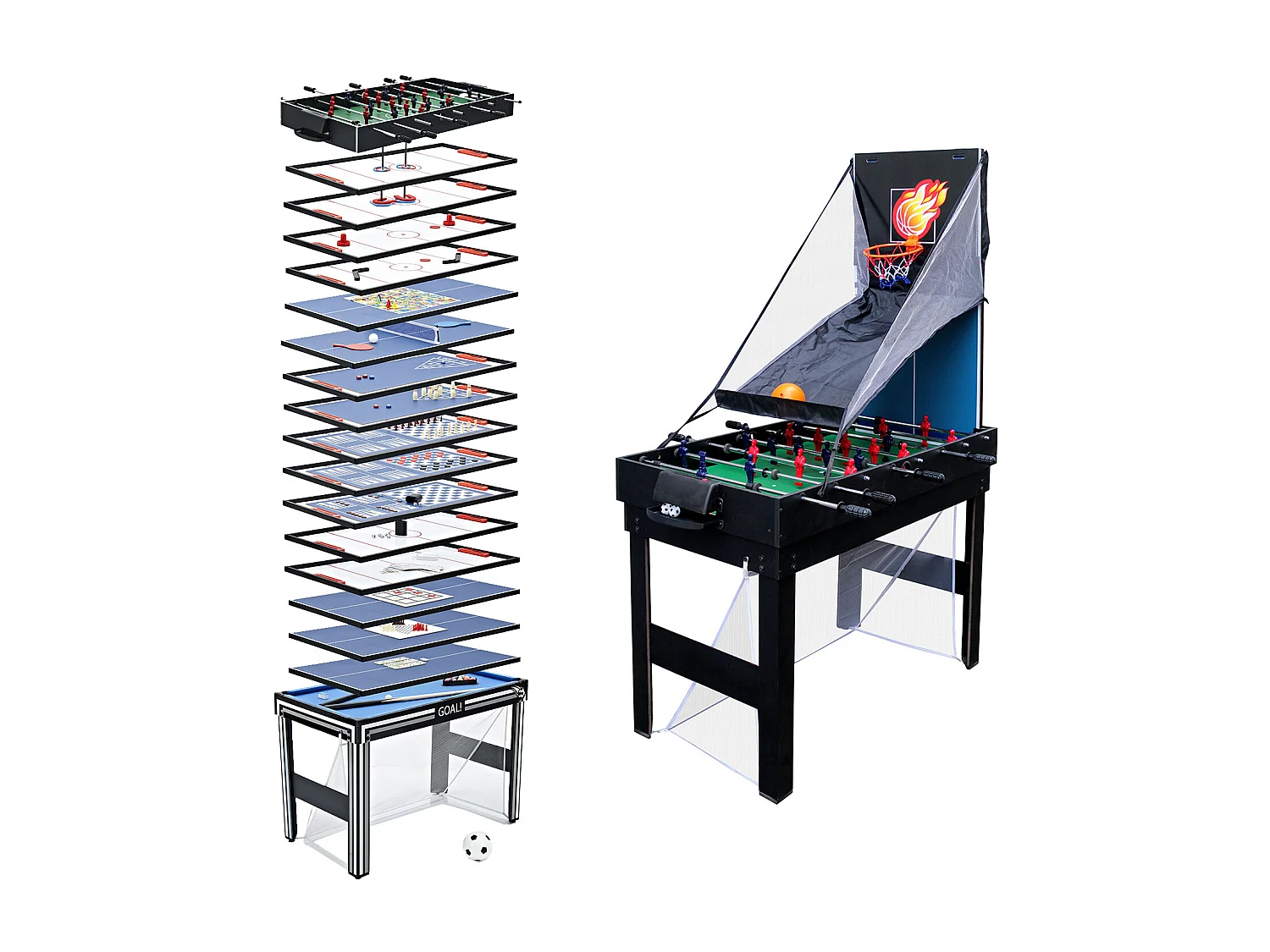 20-in-1 multi-game tafel