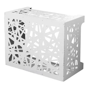 ARTIST M Witte aluminium airconditionerhoes L86 x D44 x H68 cm ARTIST M Witte aluminium airconditionerhoes L86 x D44 x H68 cm