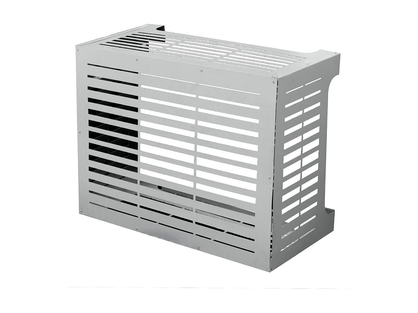 Airconditionerhoes LINEAR M Wit aluminium L86 x D44 x H68 cm