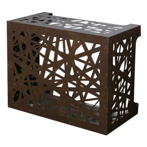 ARTIST Bronsbruine Cortenaluminium Airconditionerhoes L86 x D44 x H68 cm ARTIST Bronsbruine Cortenaluminium Airconditionerhoes L86 x D44 x H68 cm
