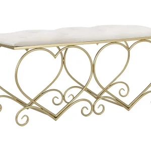 Bank Hart 3, Goud, 105×37,5×51,5 cm, Kendra Home Bank Hart 3, Goud, 105×37,5×51,5 cm, Kendra Home