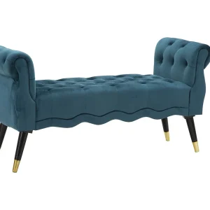 Bank VKH298, Tealgroen, 120x40x60 cm, Kendra Home