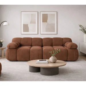 Bank, 2-zits modulair, veloursstof Salvador, donkerbruin, Selia Bank, 2-zits modulair, veloursstof Salvador, donkerbruin, Selia