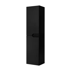 Badkamerwandkastje, zwart, 35 x 136 x 27 cm Badkamerwandkastje, zwart, 35 x 136 x 27 cm