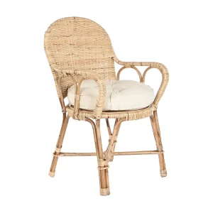 Bambu Ratan Stoel 54X51X92 Naturel Bambu Ratan Stoel 54X51X92 Naturel