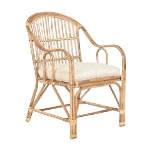 Bambu Ratan Stoel 56,5X58X85 Naturel Bambu Ratan Stoel 56,5X58X85 Naturel